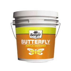 Berger 1 kg Cream Butterfly Acrylic Distemper